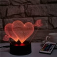 thumbnail image 3 of Iumwxz Valentine'S Day Trending On Social Love Love Heart Series Night Light Gifts Acrylic Led Vision Table Lamps Online Shopping, 3 of 3