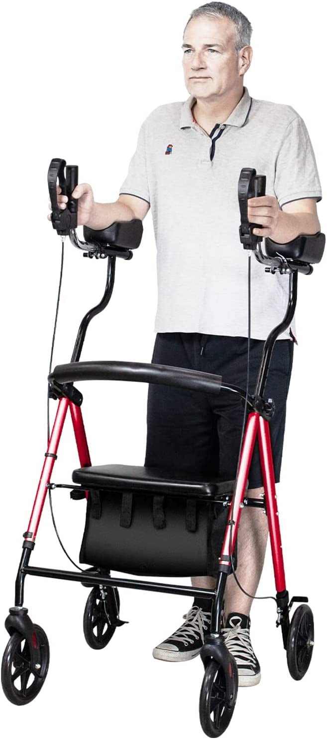 Seekfancy Walkers Upright Rollator Walker, Walkers for Seniors