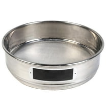 304 Stainless Steel 120 Mesh Sieve, Laboratory Standard Testing Sifter, 7.8" Diameter, for Powder, Liquid, and Impurity Filtration