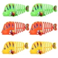 thumbnail image 1 of Miangastore 6 Pcs Jouets de Bain Poissons à Remonter en Plastique Jouet à Remonter Poissons à Remonter Couleur Mixte, 1 of 9