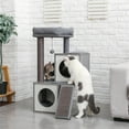 thumbnail image 7 of Demi Bonn 34" Cat Condo for Multiple Cat Tree Houses with Spacious Perch, Cat Tower for Big Cats, Gray, 7 of 7