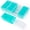 Blue,4x2 Cup, variant on Micebay BPA-Free Multicolor Silicone Soup Cubes Freezer Containers with Lids for Safe Food Storage 4 Count