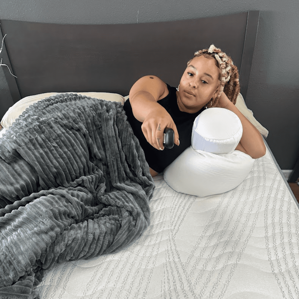 iAdjust 75" Latex Body Pillow - Ideal for Side, Back & Stomach Sleepers, Latex, Pillow