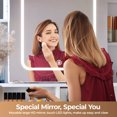 thumbnail image 6 of Vanity Set with Lighted Mirror, VIPLIVE Vanity Desk with Stool Family Room, 6 of 7
