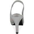 thumbnail image 3 of Karen Scott Womens Breena Embellished Textured Heel Sandals, 3 of 3