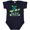 Navy Blue, variant on Key West, Florida Happy Sea Turtle Boys or Girls Baby Bodysuit
