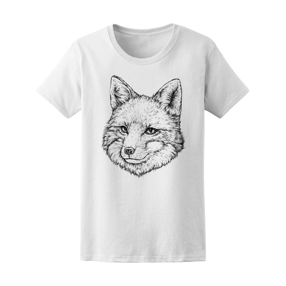 Beautiful Nature Fox Sketch Tee Men's -Image by Shutterstock