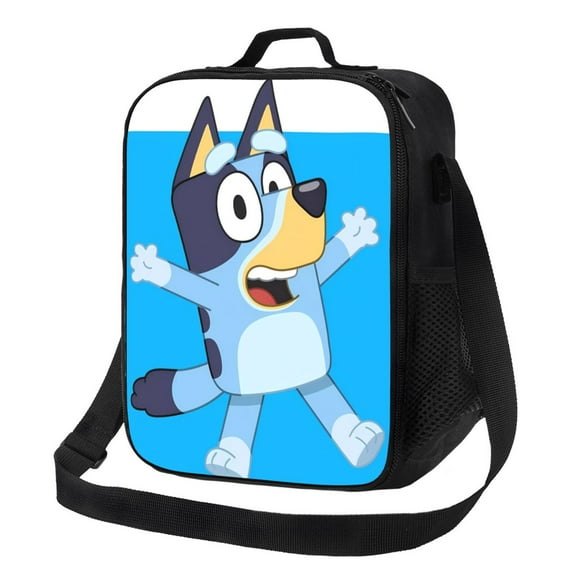 Lsque Bluey Lunch Bag Lunch Box for Women Men Reusable Insulated Lunch Tote Bag,Leakproof Thermal Cooler Sack Food Handbags Case High Capacity