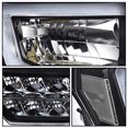 thumbnail image 6 of CROSSDESIGN Pair LED DRL Black Headlight Headlamps Clear Corner Fit for 2009-2014 Ford F150, 6 of 10