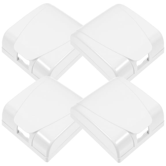 RENACLIPY Kitchen Outlet Cover Receptacle Protector ABS Plastic 4-Pack Child Safety Electrical Socket Covers