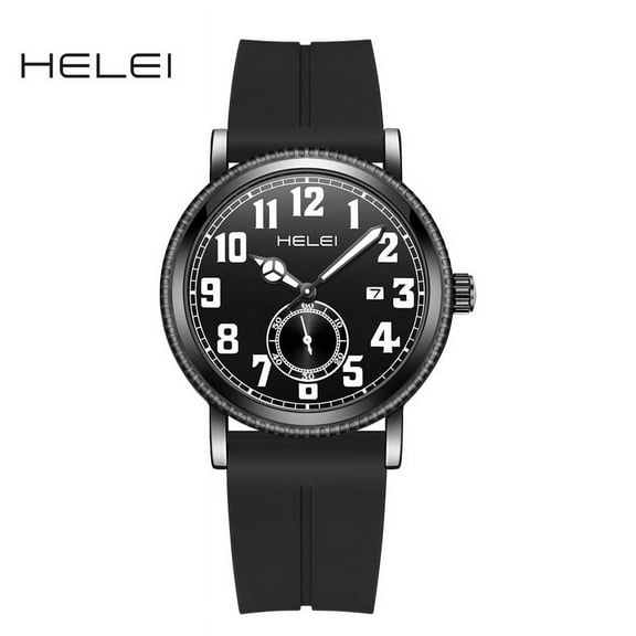 HELEI Men's Quartz Watch Waterproof Wristwatches 796508375174