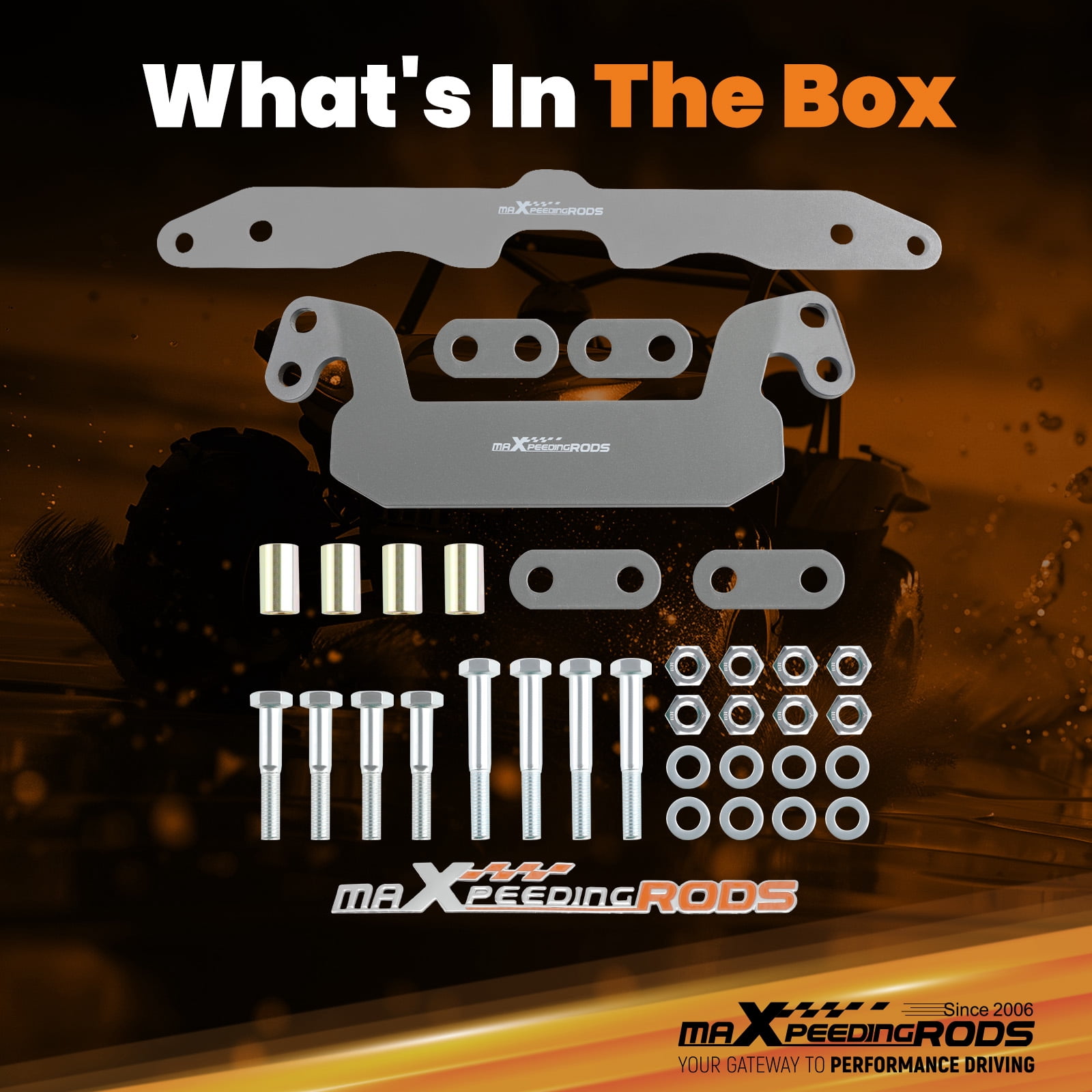 Maxpeedingrods 2 inch Lift Kit for Yamaha Kodiak 700 2016 2017 2018 2019 2020 2021 2022 2023