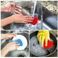 thumbnail image 4 of 3 Pack Silicone Scrubbing Sponge Real Silicon Non Scratch & Non Smell Kitchen Scrubber Pad, 4 of 4