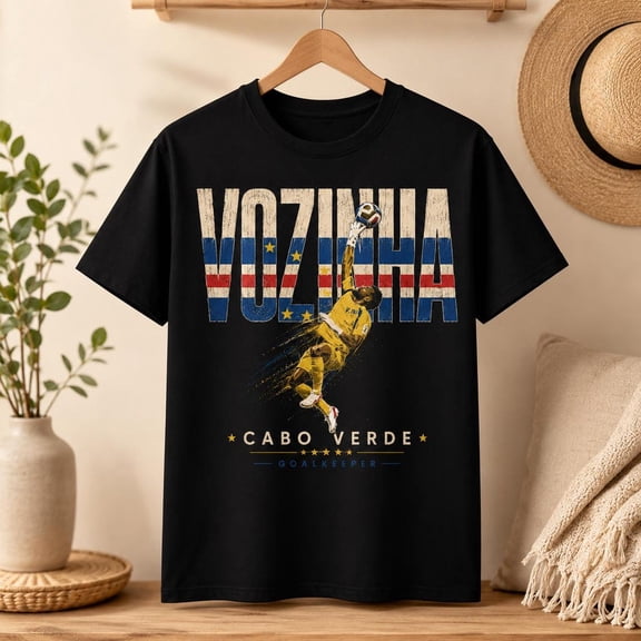 Cabo Verde Flag Save Action Vintage Cotton T-Shirt, Unisex Shirt For Fan
