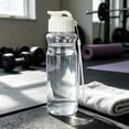 thumbnail image 4 of ChicYu Plastic Water Bottle 550ml Sport Drinking Cup Leak Proof Portable Travel Tumbler BPA Free Lightweight Gym Outdoor Hiking Cycling Daily Hydration Botella Agua, 4 of 6