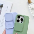 thumbnail image 4 of Slim Fit Case for iPhone 14 Pro Max, 2MM Camera Lens Sliding Design Sleek Candy Colors Protective Cover with Military Grade Soft Lining Silicone Skin-Friendly Shockproof Anti-Scratches Case,Black, 4 of 6