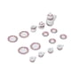 thumbnail image 4 of Juego de tazas de té en miniatura, 15 piezas de té para casa de muñecas Juego de tazas de té para casa de muñecas Juego de té en miniatura Integración perfecta, 4 of 5
