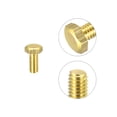 thumbnail image 4 of Brass Hex Bolts, M4x10mm 5 Pack Fully Thread Grade 4.8 Machine Screws, 4 of 5