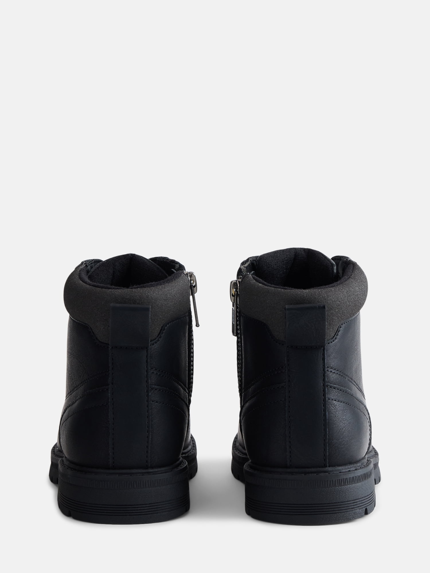 Wonder Nation Little and Big Boys Moc Toe Boots