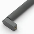 thumbnail image 2 of GlideRite 7-9/16 in. (192mm) Center-Center Knurled Cabinet Bar Pull, Matte Black - 4788-192-MB, 10 Pack, 2 of 4