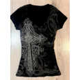 thumbnail image 2 of Summer Bottoming Crop Tops Y2k Aesthetic Tie-dye Print Women Grunge T-shirts 2025 Vintage Slim Harajuku Causal Black Tshirts, 2 of 10