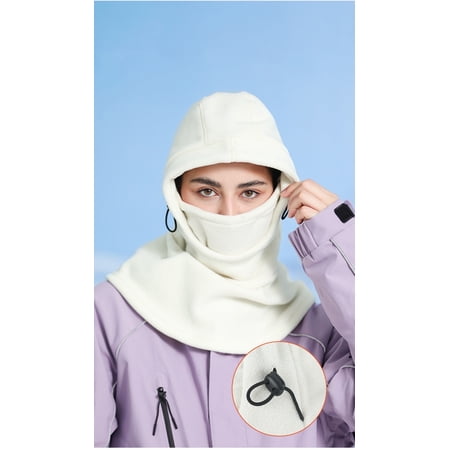 Fleece Balaclava Ski Mask ： Winter Face Mask for Men & Women - Face Cover for Extreme Cold Weather Gear