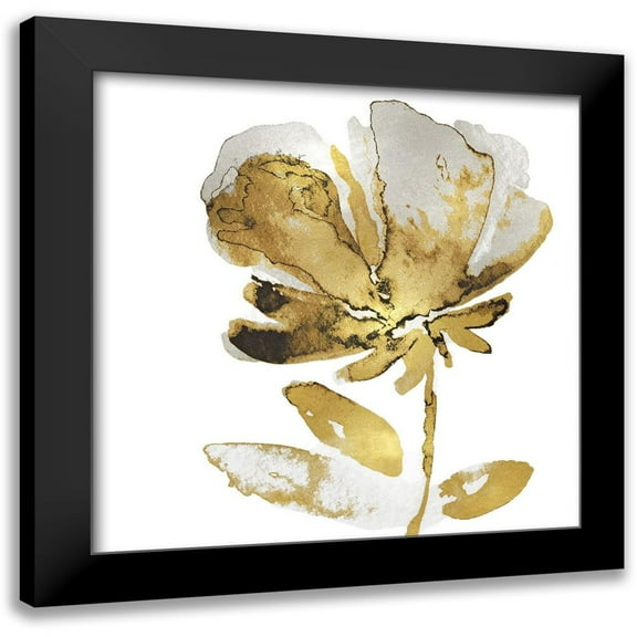 Austin, Vanessa 12x12 Black Modern Framed Museum Art Print Titled - Fresh Bloom IV