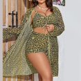 thumbnail image 4 of Ensemble de Maillot de Bain Tankini Grande Taille pour Femmes, Haut de Bikini Taille Haute avec Short de Bain, Maillot de Bain Confortable pour Grande Taille à la Plage, 4 of 7