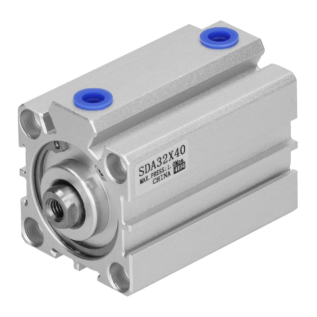Cilindro de Aire de Aluminio de 32 mm ANGGREK Accesorios Neumáticos de Sello Fino Doble efecto