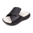 thumbnail image 3 of Zapatillas de casa Cómodas diapositivas planas para interiores Diapositivas abiertas para interiores y exteriores, 3 of 9