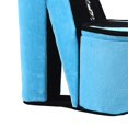 thumbnail image 3 of Benzara BM240358 High Heel Shoe Jewelry Box with 3 Hooks & Storage, Turquoise, 3 of 5