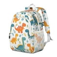 thumbnail image 2 of Cute Dinosaur Pattern Backpack for School,Cute School Bag,Schoolbag with Adjustable Shoulder Straps & Padded Back,15"x11.42"x5.5", 2 of 6