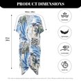 thumbnail image 6 of HELLHERO Long Women Long Beach Cover Up for Swimwear for Resort Polyester Half Sleeve Swim Coverup Zebra, 6 of 6