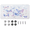 Multicolor 2, variant on ADECORIVY Watercolor Deer Flowers License Plate, Aluminum Decorative Novelty Vanity Tag with 4 Holes, Front Plate for Men Women Car Tag Accessories, 6 x 12 inch