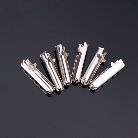 Masteelf 100 PCS Shoe Lace End Tip Shoelace Metal Head Repair Accessories