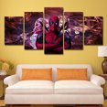 thumbnail image 1 of Póster decorativo de pared, 5 paneles, lienzo de Deadpool, 25 x 38 cm, 1 of 2
