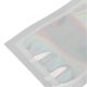 thumbnail image 3 of 100 Pack Holographic Smell Proof Resealable Lip Gloss Bags with Clear Window, White, 3 of 4