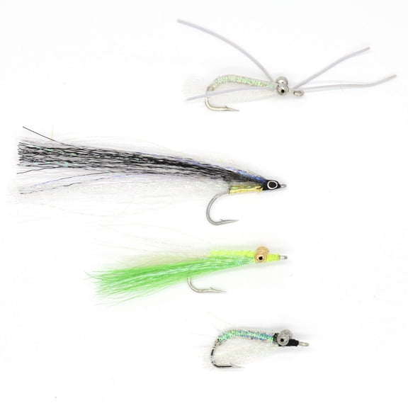 Cortland Fairplay Saltwater Fly Assortment, 4 Pack, Stock No 665354