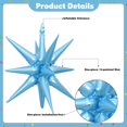 thumbnail image 2 of Lámina con forma de estrella de 14 puntas para globos LAIAMER, 56 cm, color azul, 2 of 7