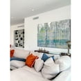 thumbnail image 5 of "Teal Tree Forest" Painting Print on Wrapped Canvas, 5 of 7