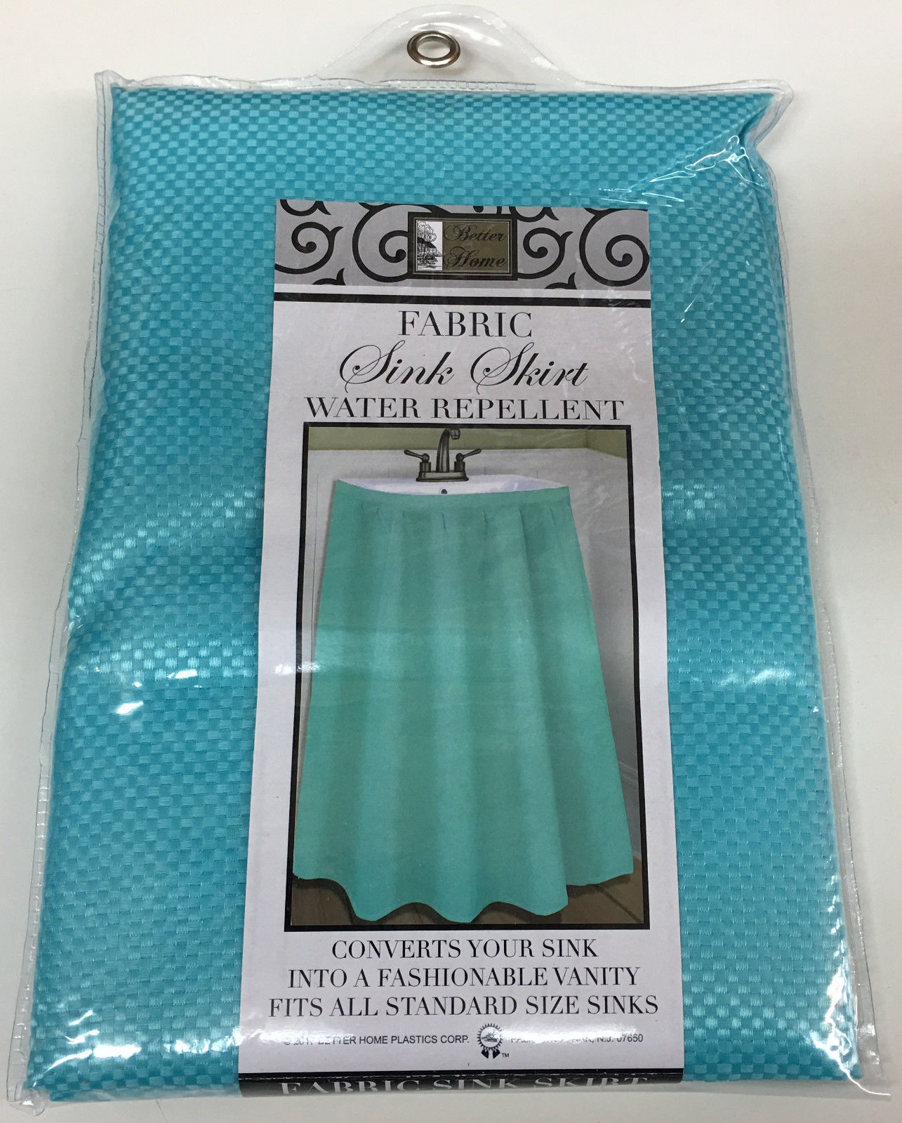 Fabric Sink Skirt Mosaic Stitch Turquoise Home Kitchen Table Linens Urbytuscom