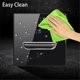 thumbnail image 3 of Wall Light Switch 2 Gang Tempered Glass Panel Blue LED Night Light, 3 of 5