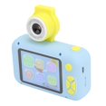 thumbnail image 3 of Cámara para niños azul de alta definición para niños pequeños, cámara SLR pequeña giratoria Digital, cámara de vídeo para selfies, regalo para niñas y niños, 3 of 12