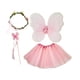 thumbnail image 3 of Disfraz de hada para niñas, vestido de ensueño para juegos de simulación, cumpleaños y carnaval. Rosa, 3 of 9