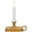 White / Golden, variant on Arett Battery Operated Deluxe Window Candle (White / Pewter)
