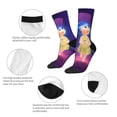 thumbnail image 6 of Lsque inside out 2 Printed Men's Crew Socks, Soft Durable Breathable Moisture-Wicking with Odor Control Cotton socks, 6 of 7