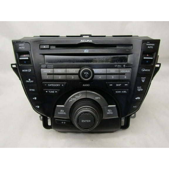 Pre-Owned 2010 2011 Acura TL AM FM CD DVD Navigation Radio Receiver OEM LKQ - Verify Specific Vehicle Fitment In Description - (Good)
