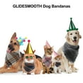 thumbnail image 7 of Unique Bargains Dog Bandanas Dog Bandanas with Tassels Edges Dog Birthday Bandana Stylish Plaid Dog Scarf Bib for Small Pets Brown Blue 2 Pcs, 7 of 7