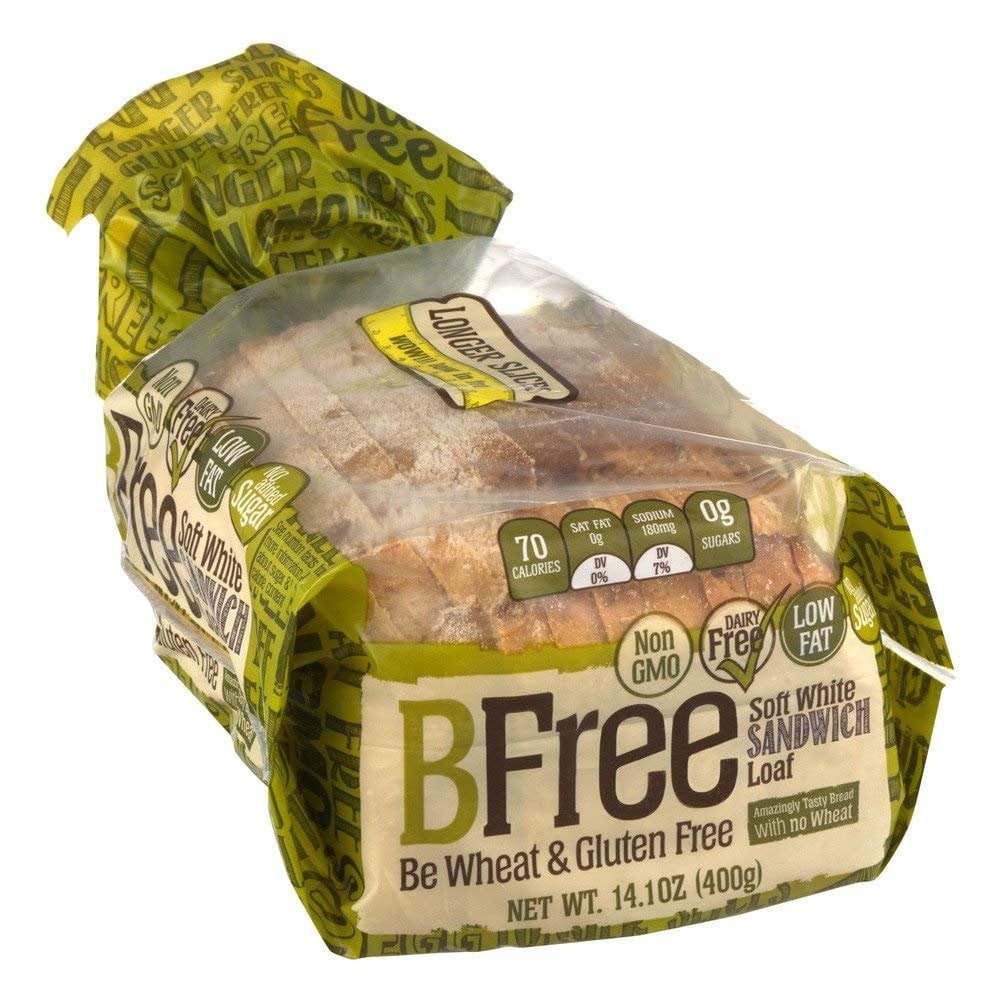 BFree Gluten Free Sandwich Bread, Soft White, 14.11 Ounce (Pack of 3 ...