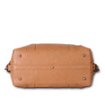 thumbnail image 5 of Brown Leatherette Duffle Bag with Side Hooks Designed with Spacious Interiors, Detachable Straps  Lightweight Luggage for Travel, 5 of 6